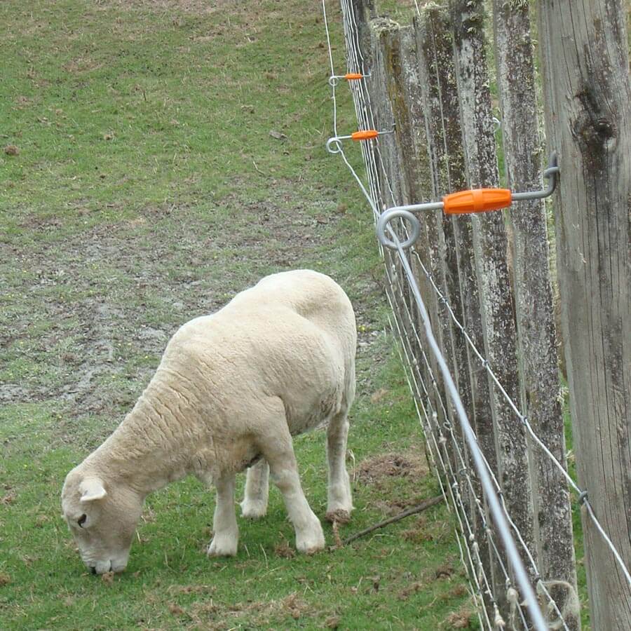 Gallagher Electric Fence Live Tip Offset Distance insulator - 260mm | Pack of 20