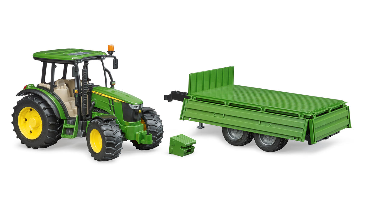 John Deere 5115 M with tipping trailer - Farm Toy