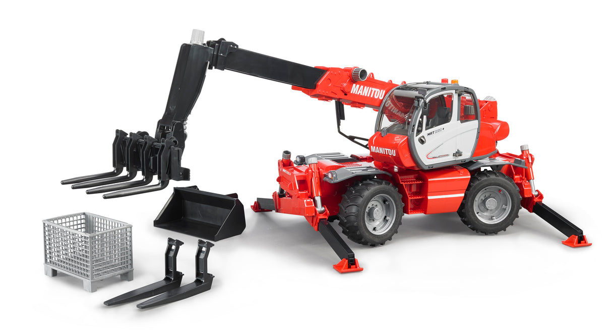 Manitou Telescopic Forklift MRT 2150 with accessories - Farm Toy