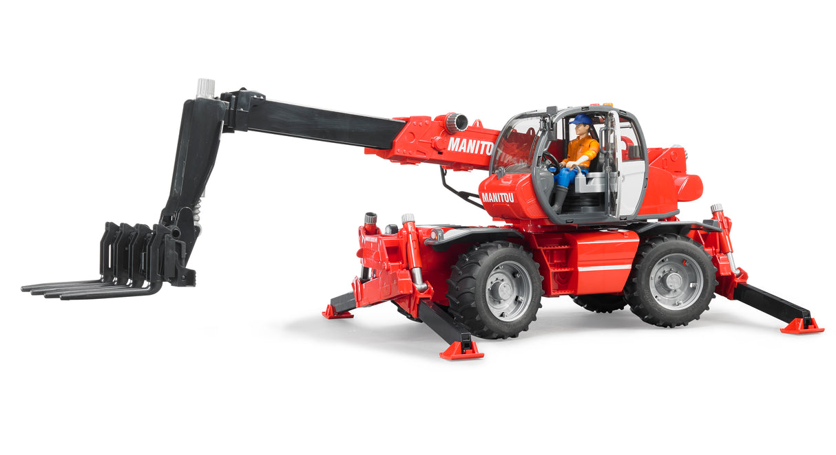 Manitou Telescopic Forklift MRT 2150 with accessories - Farm Toy