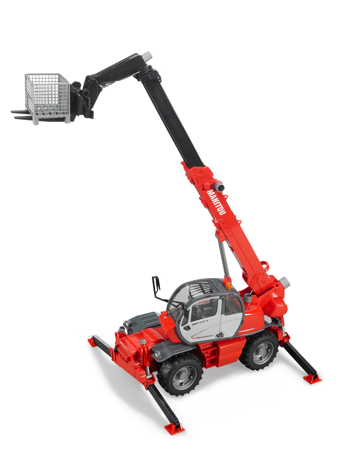 Manitou Telescopic Forklift MRT 2150 with accessories - Farm Toy