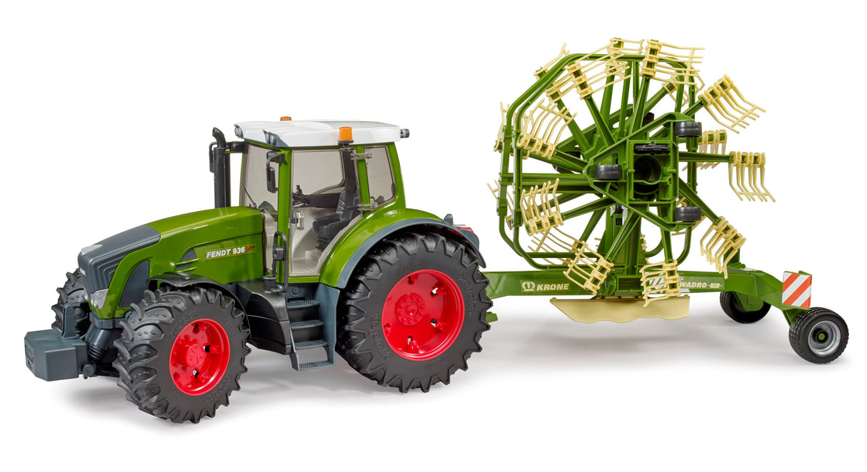 Krone dual rotary swath windrower - Farm Toy