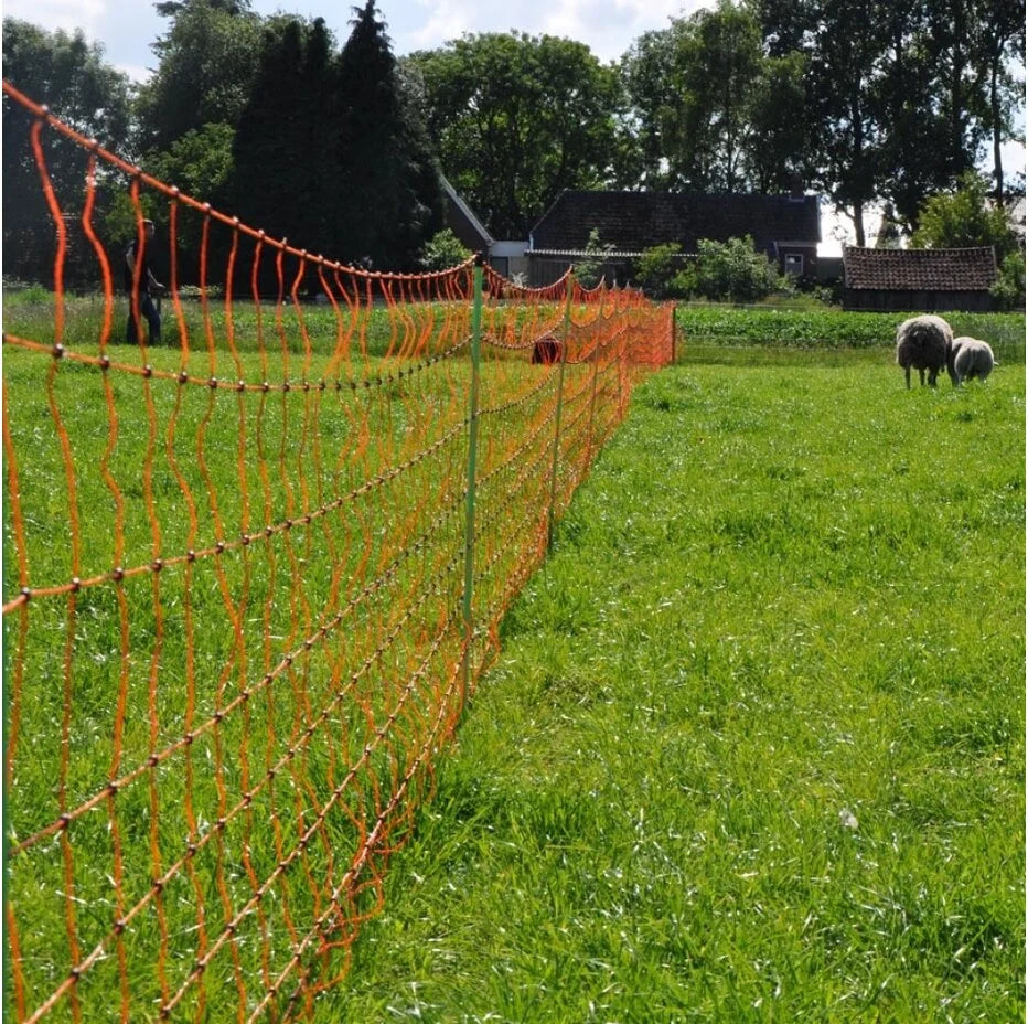 Gallagher Electric Fence Sheep Netting with Double Pin Posts | 90cm High x 50m Long