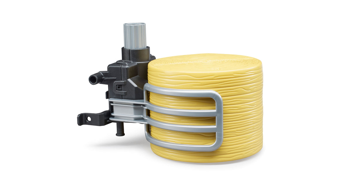 Bale gripper with 1 round bale - Farm Toy