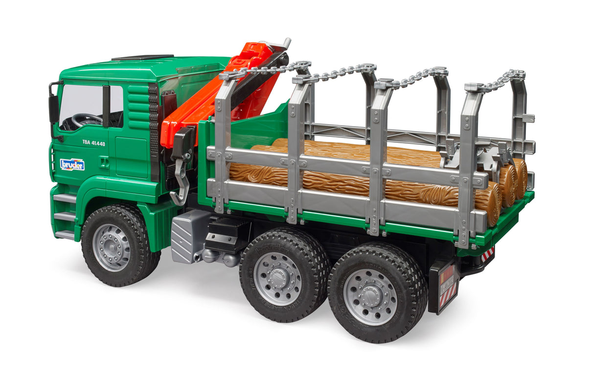 MAN Timber truck with loading crane - Farm Toy