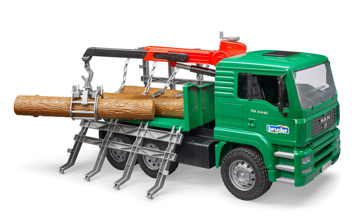 MAN Timber truck with loading crane - Farm Toy
