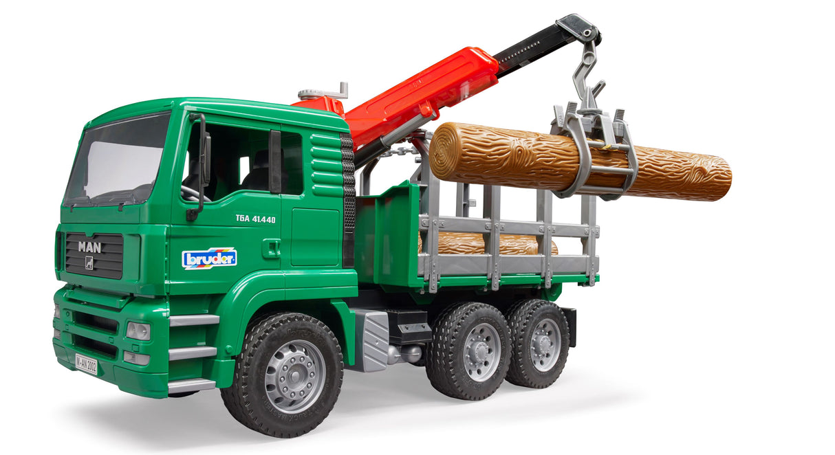 MAN Timber truck with loading crane - Farm Toy