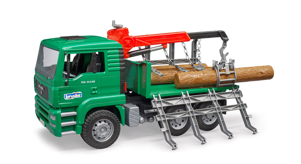 MAN Timber truck with loading crane - Farm Toy