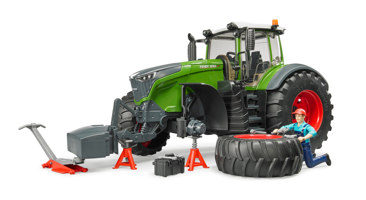 Fendt 1050 Vario with mechanic and workshop equipment - Farm Toy