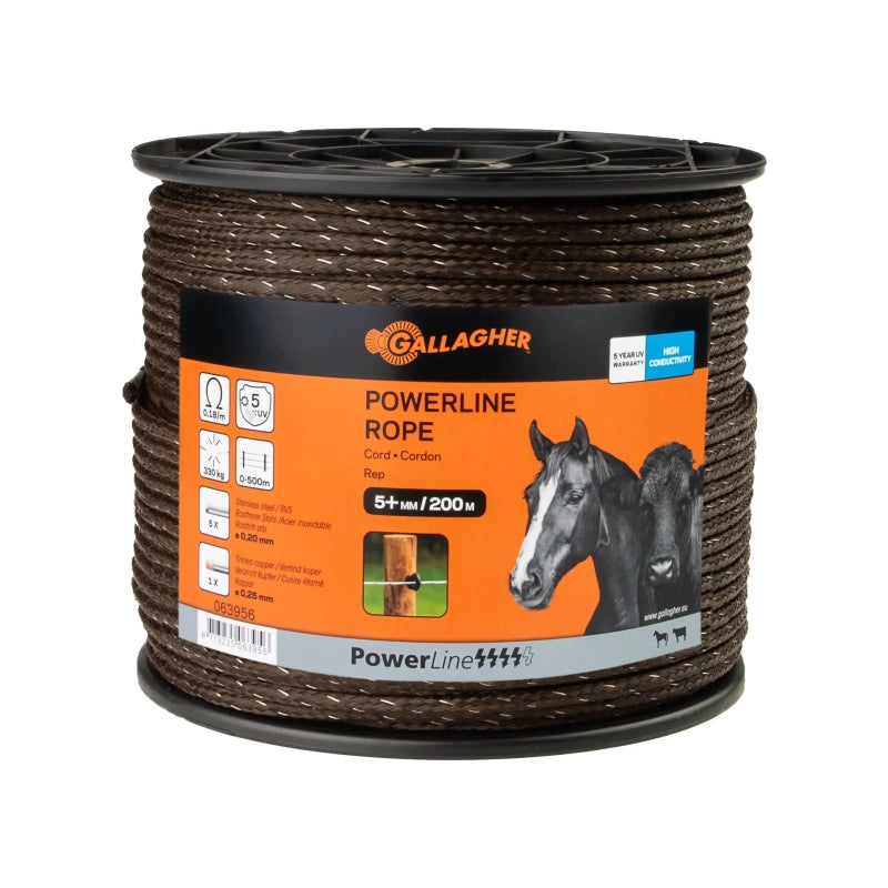 Spool of Gallagher Powerline Rope