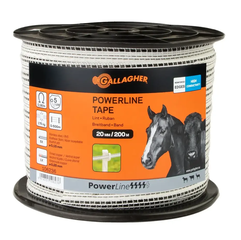 Spool of Gallagher Powerline Tape
