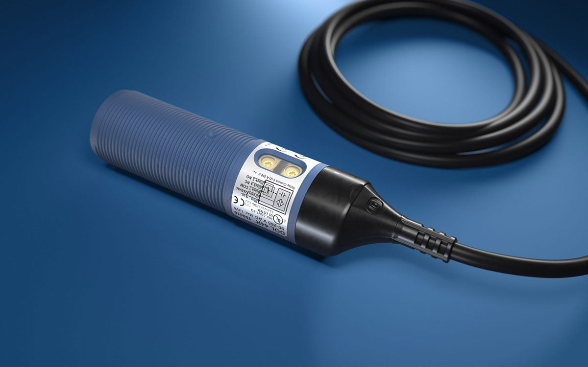 DOL 44RG (100626) Proximity Switch 30mm dia, Threaded with 0-5 min off delay. (90-265V AC) 5 wire