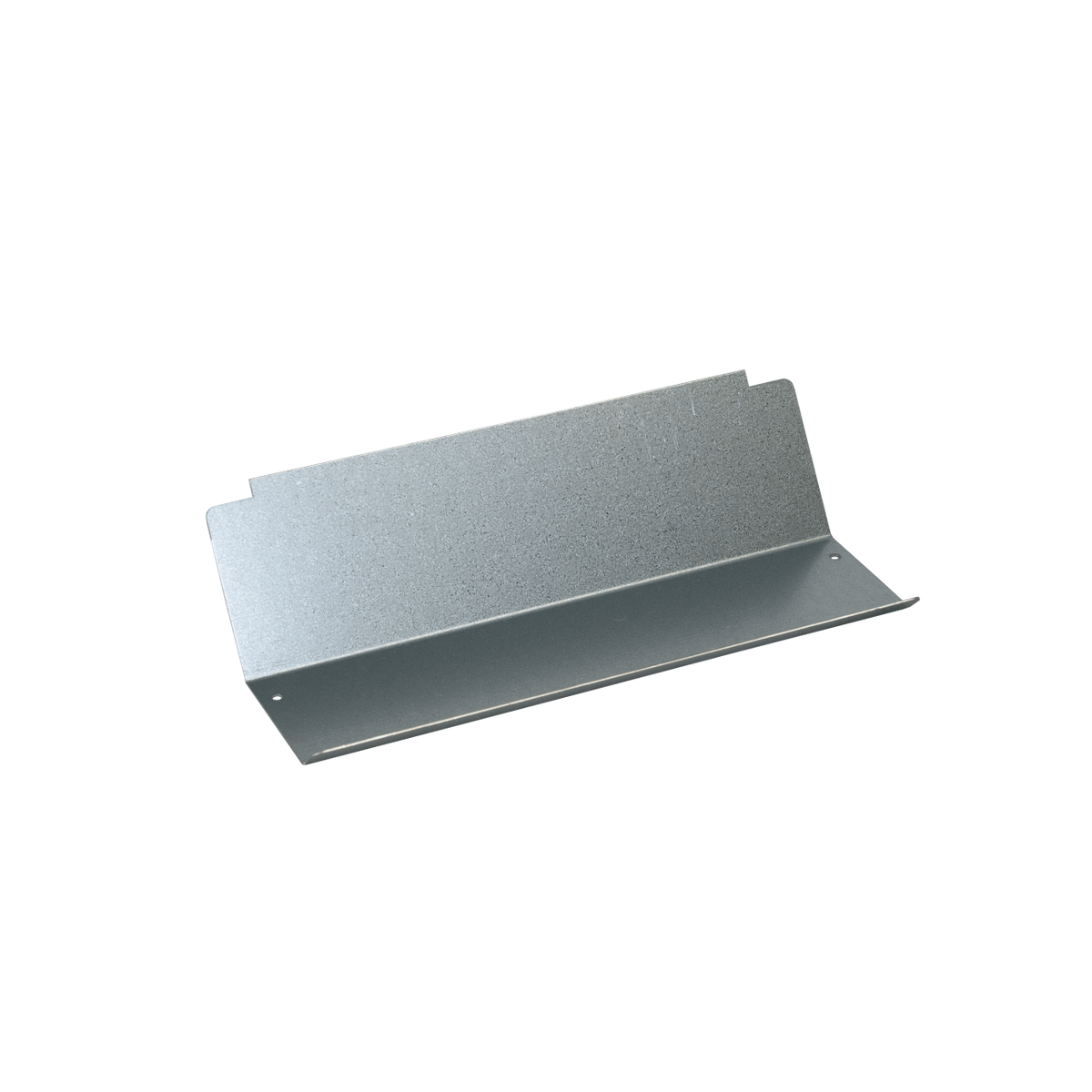 A galvanised metal rat guard for treadle feeders.