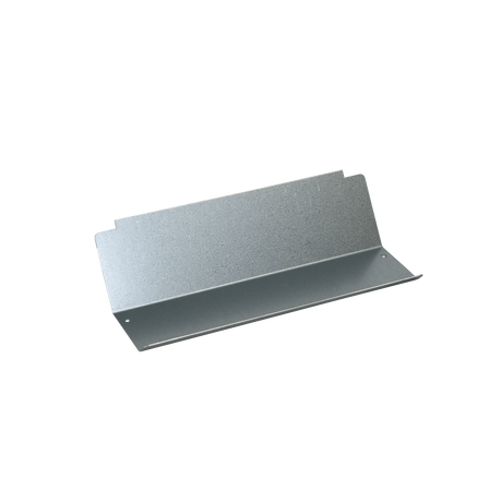 A galvanised metal rat guard for treadle feeders.