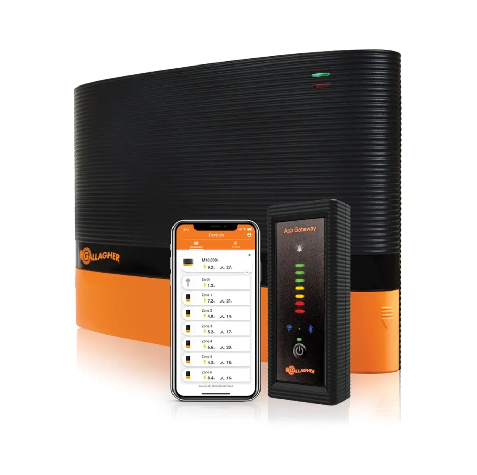 Gallagher MBS2000i fence energiser - Mains, Battery or Solar