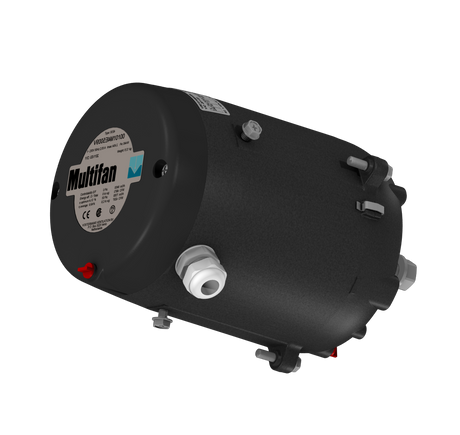 A  single-phase motor for a Vostermans Multifan 500mm Panel fan