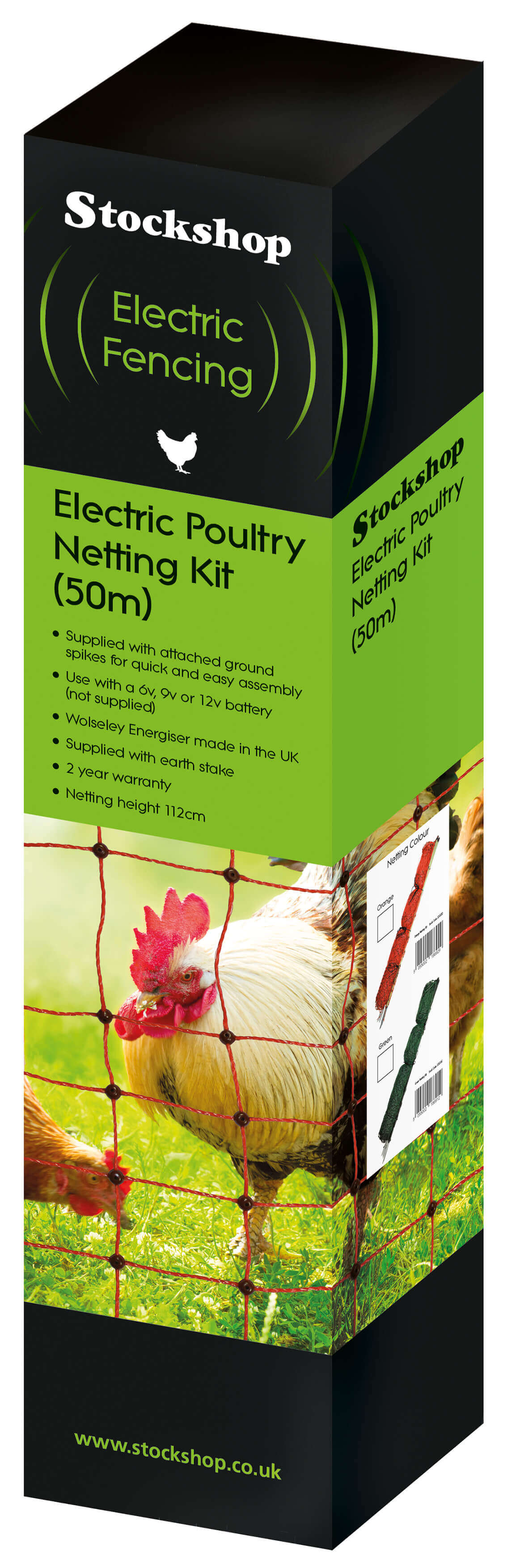 The 50m Stockshop Poultry Netting Kit