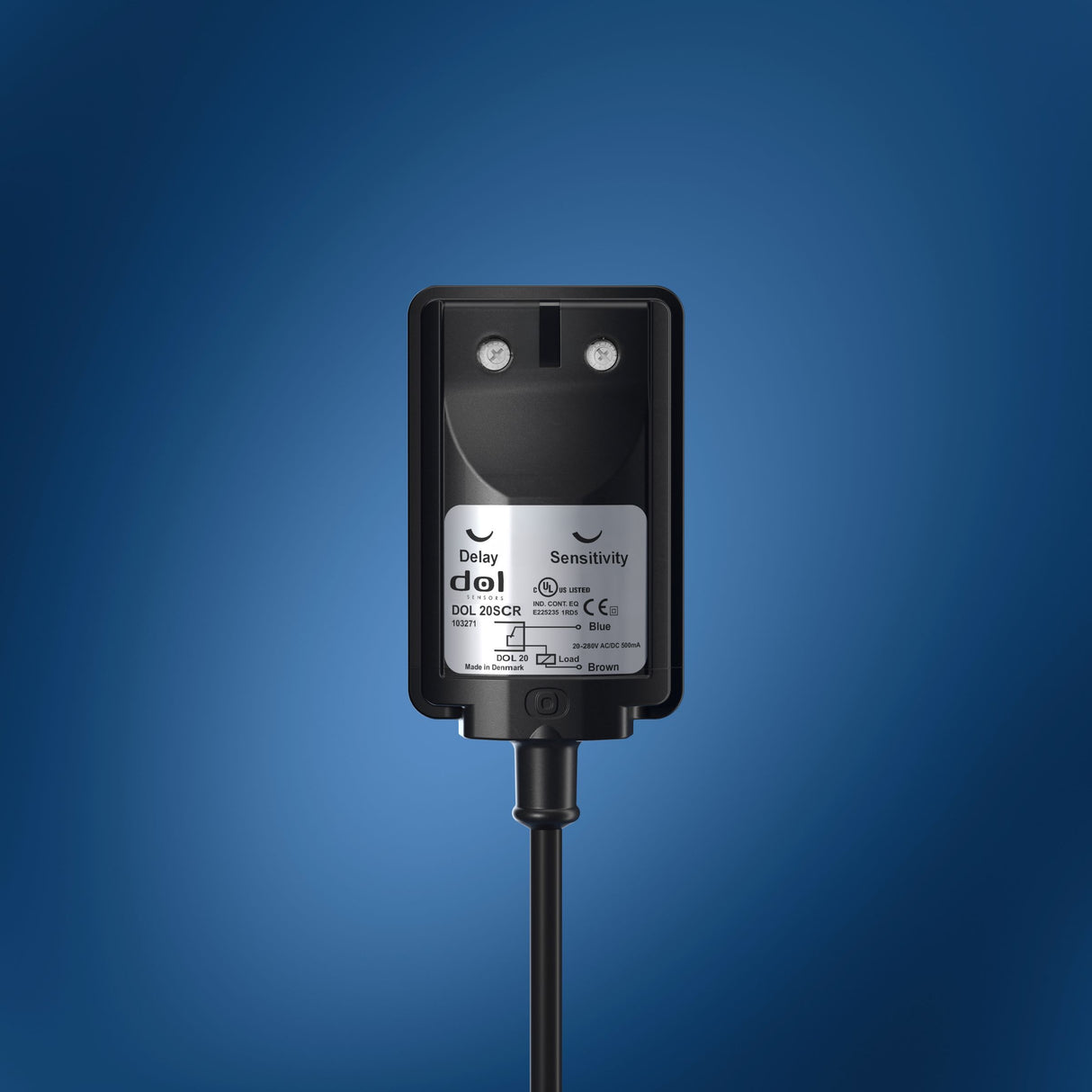 A black DOL 20 capacitive/proximity sensor