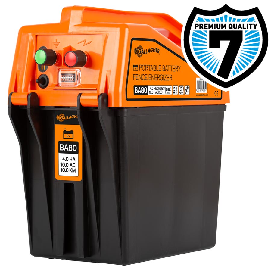 Gallagher BA80 9/12V energiser