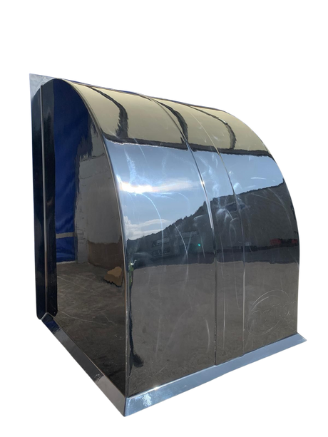 Fibreglass Fan Cowl XL - Windhood 910W x 1220H Internal