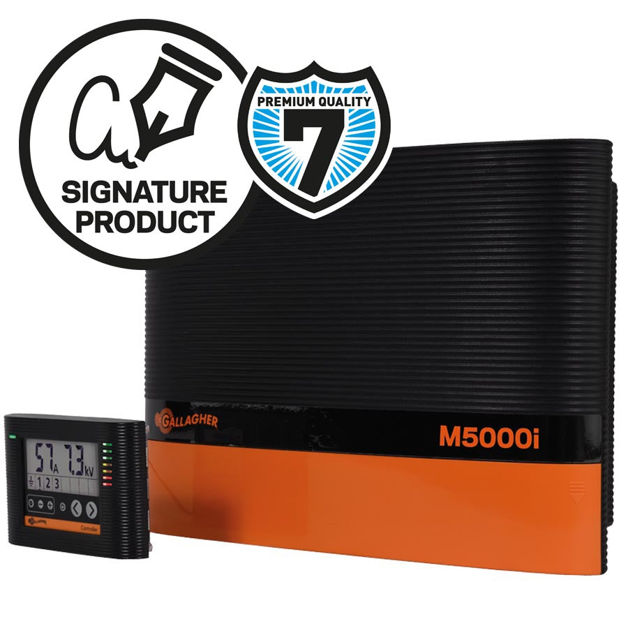 Gallagher M5000i mains electric fence energiser