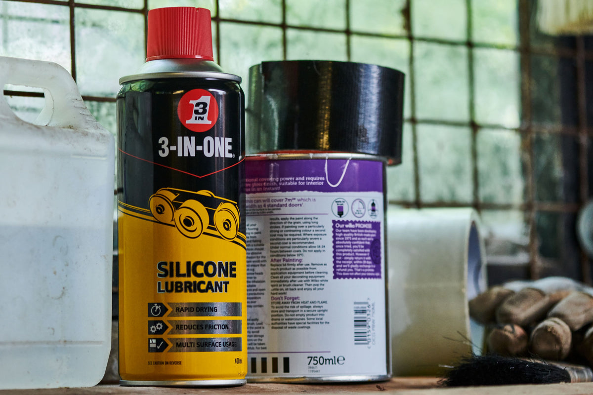 Silicone Spray - 3-IN-ONE - 400ml Spray Can