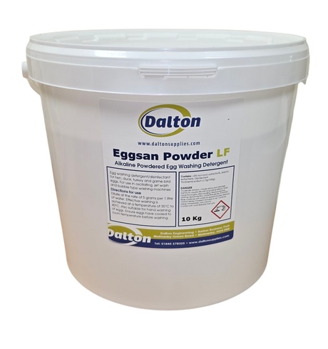 10kg Bucket of Dalton Eggsan Low Foam Egg Wash Powder