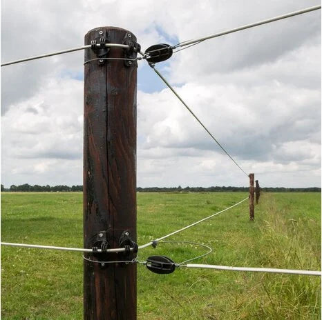 Gallagher Electric Fence Corner insulator, reinforced (black, pack of 5) | ST |
