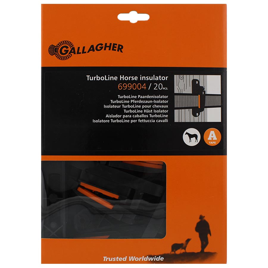Gallagher Electric Fence TurboLine horse insulator | Pack of 20 | ST |