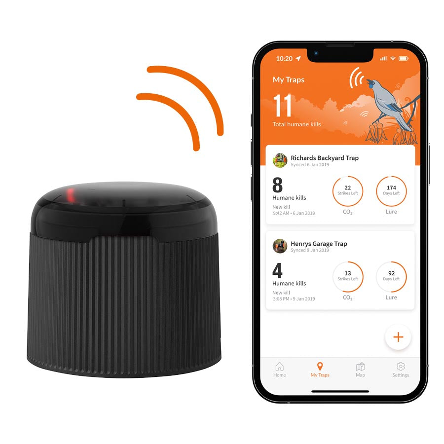 App for Goodnature rat trap