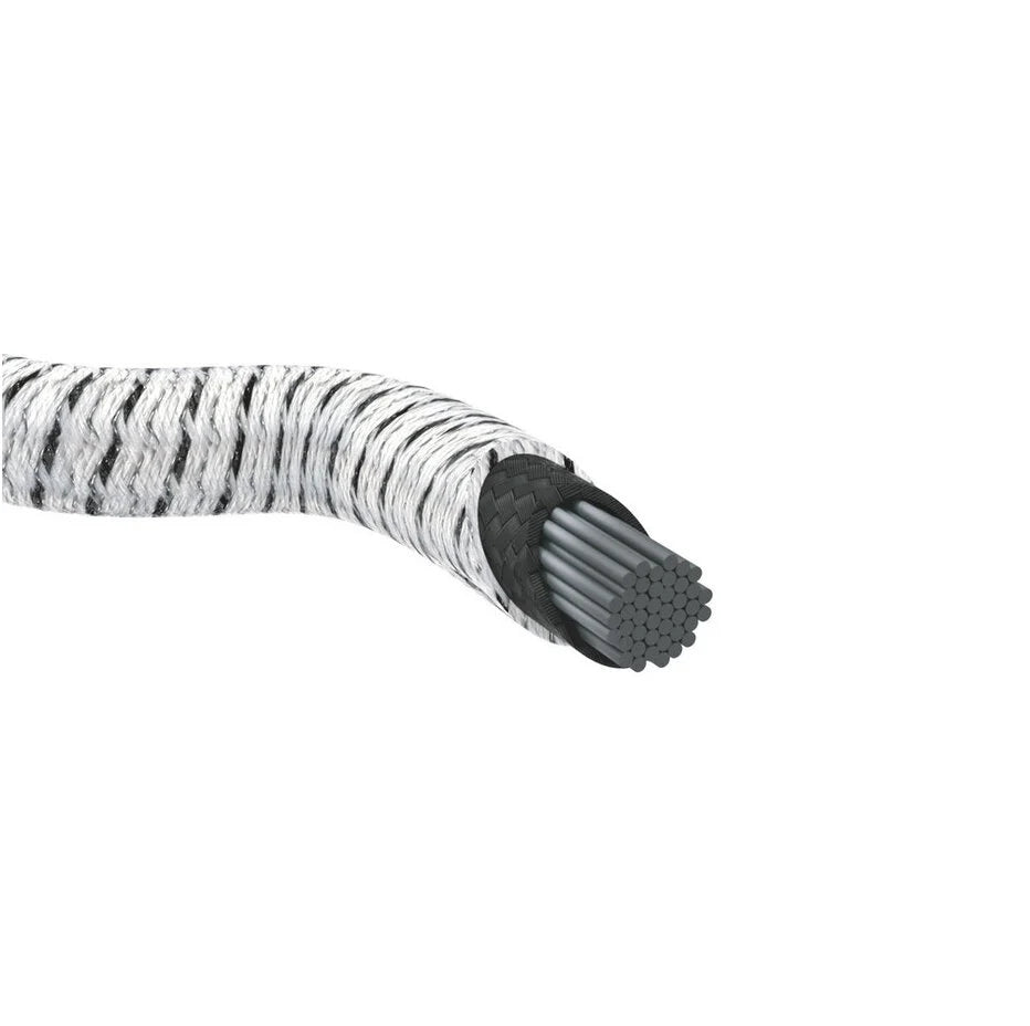 Gallagher Electric Fence White Elastic Rope - 50 m