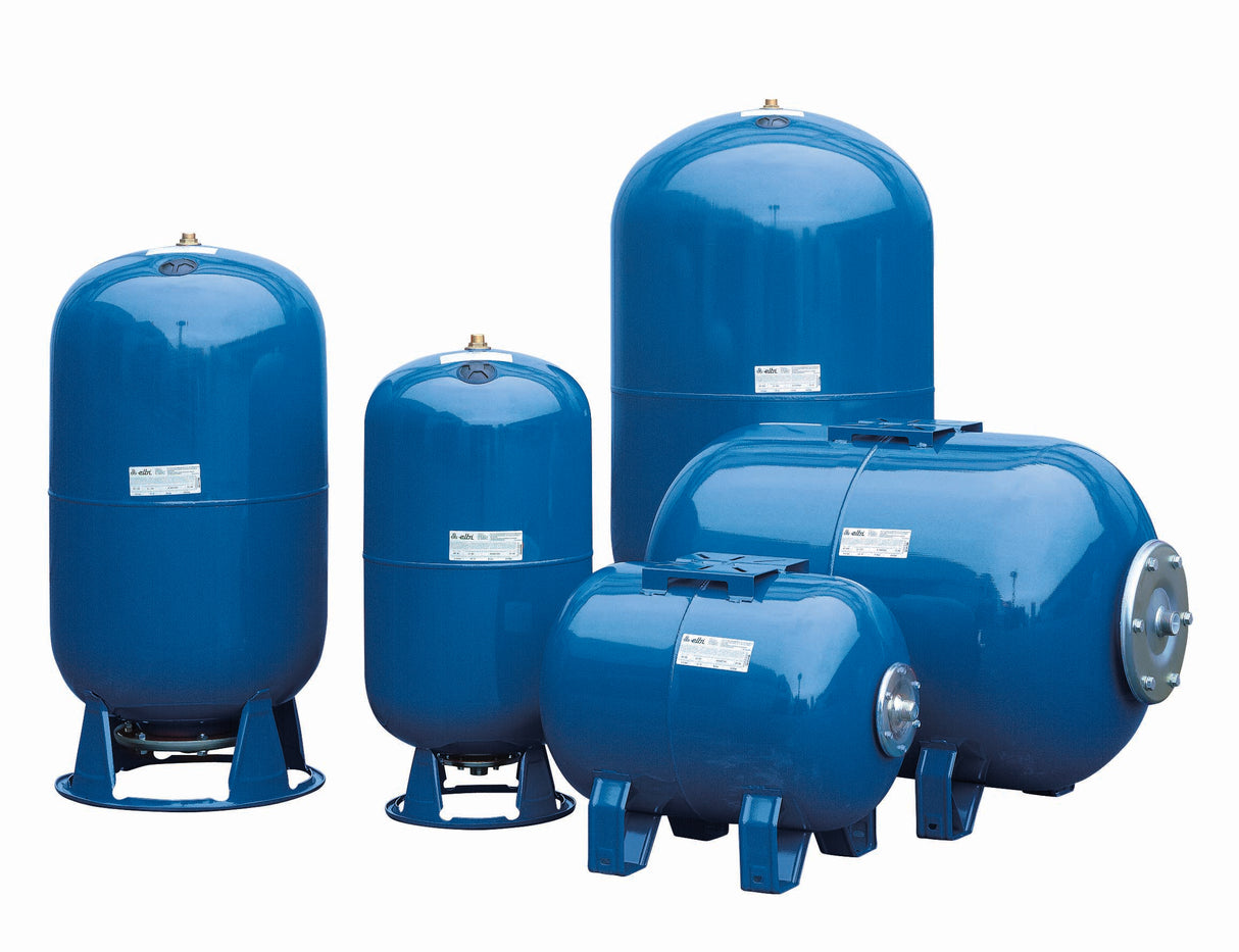 Elbi 60lt horizontal membrane pressure tank