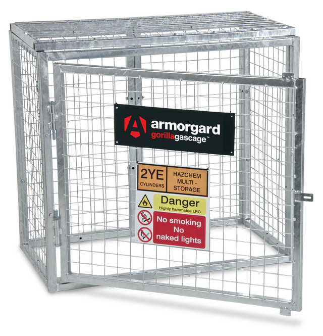 Gorilla Gas Cage GGC1 security cage for storing gas cylinders