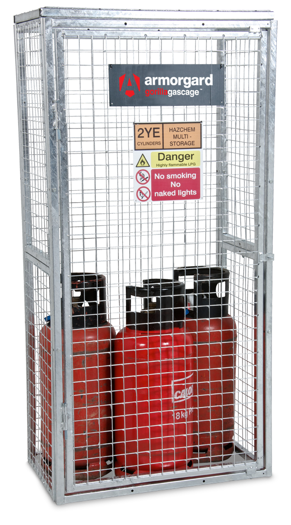 Gorilla Gas Cage GGC3 security cage for storing gas cylinders