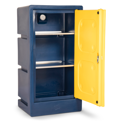 ChemCube Cabinet CCC2 for the safe storage of pesticides and other farm chemicals.