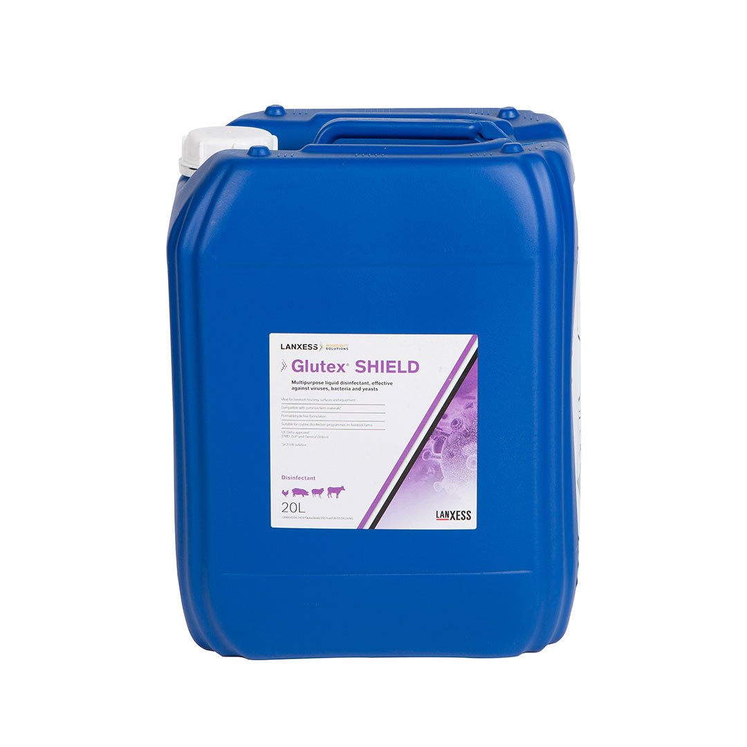Glutex Shield Foaming Disinfectant For Farms - 20lt