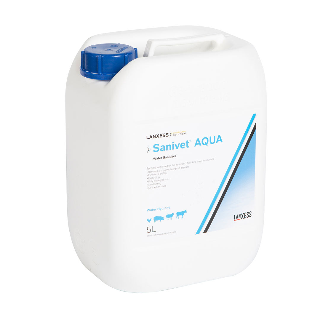 Sanivet Aqua 5lt formulated for the treatment of drinking water