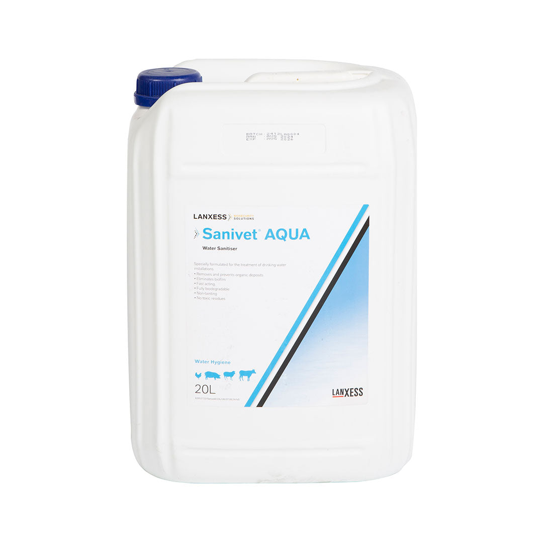 Sanivet Aqua 20lt formulated for the treatment of drinking water