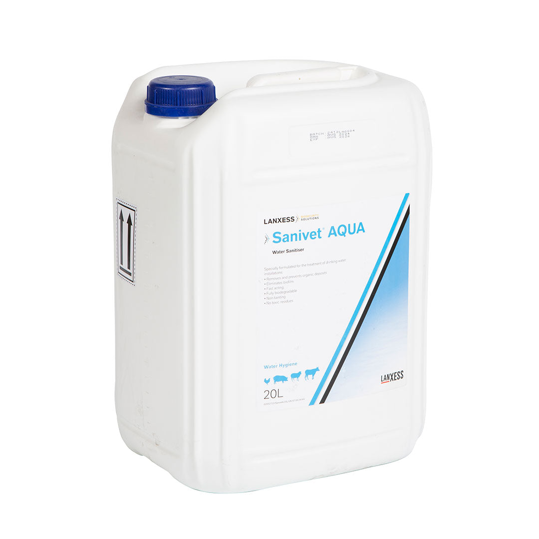 Sanivet Aqua 20lt formulated for the treatment of drinking water
