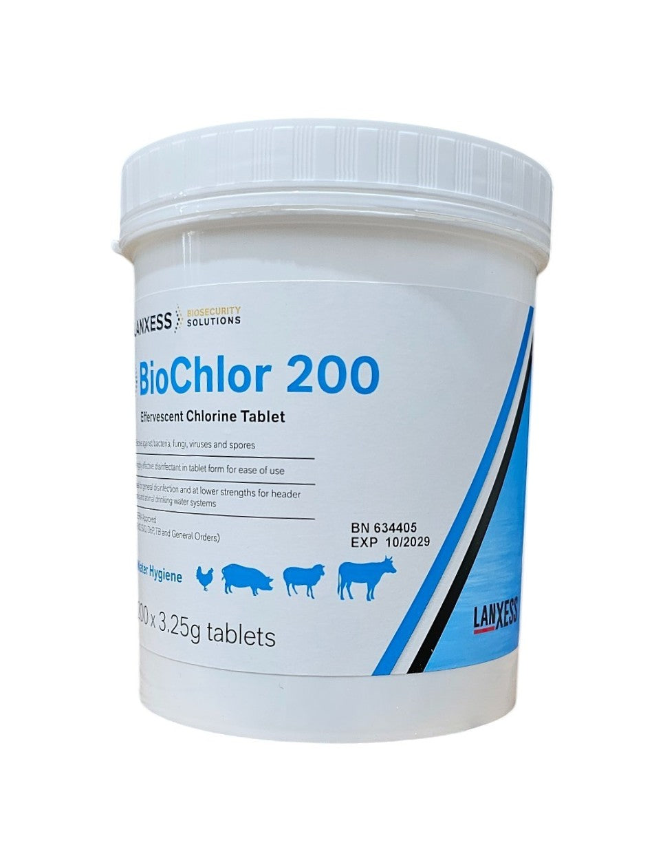 Biochlor 200 Effervescent Chlorine Tablets