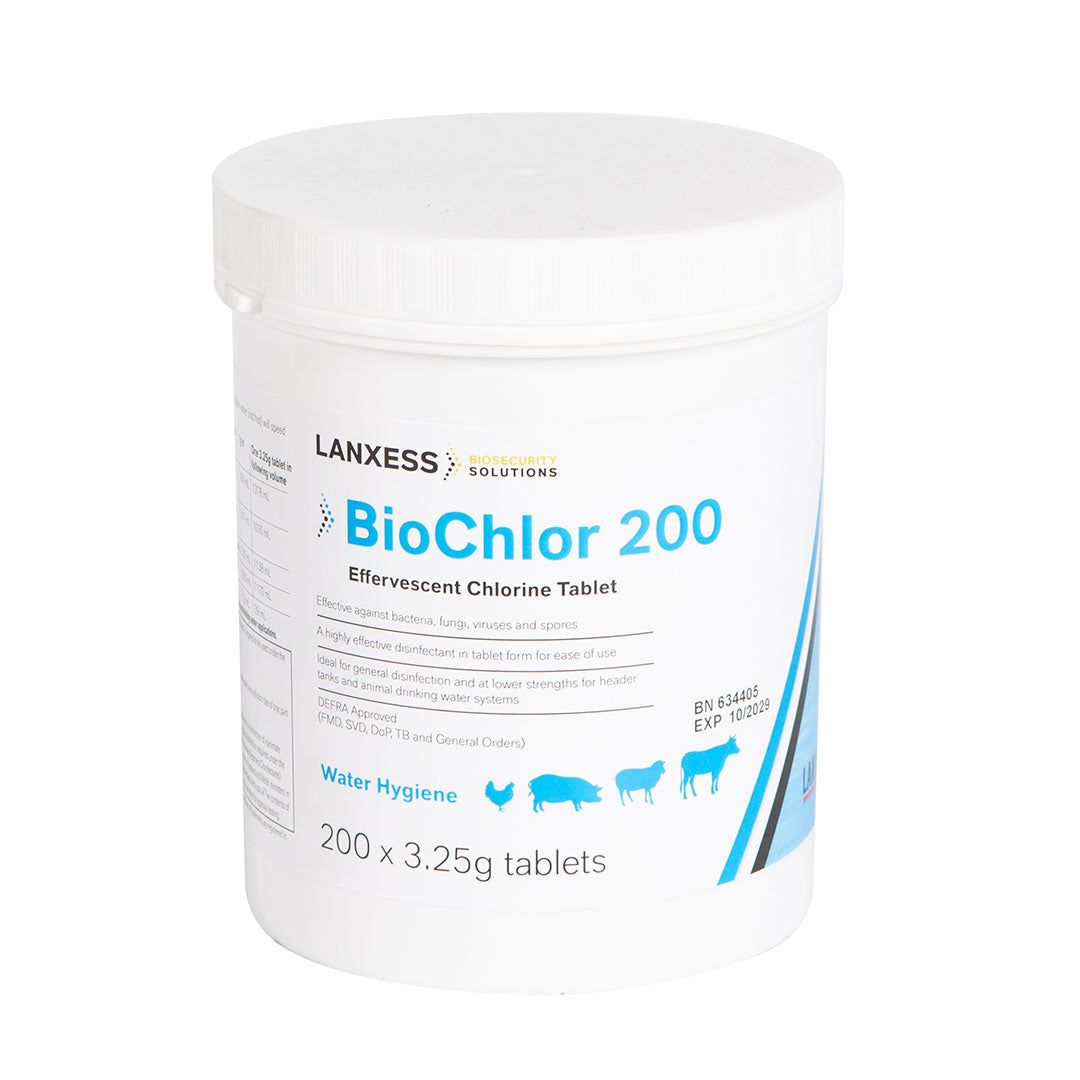 BioChlor 200 - Disinfectant tablet effective against bacteria & viruses