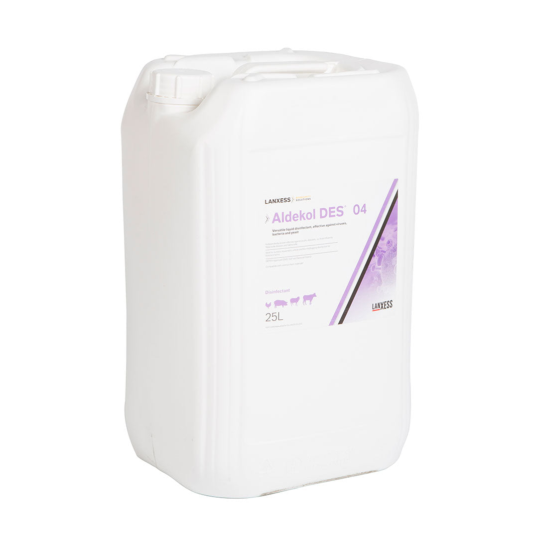 Aldekol DES 04 25lt - Multipurpose, Formaldehyde-free Broad Spectrum Farm Disinfectant