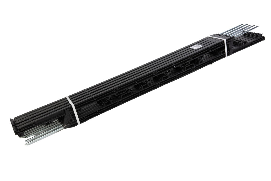 Hotline Multiwire Electric Fence Post | 104cm | Pack of 10 | Black