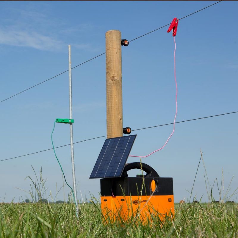 Gallagher 9V / 12V Connecting cable set for Electric Fences | ST |