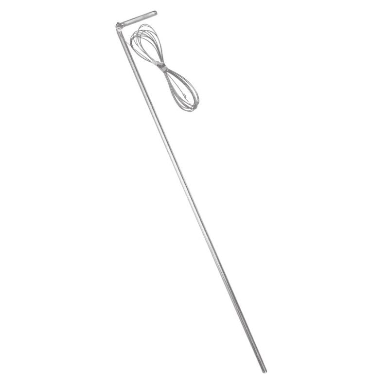 A 0.5 meter galvanised metal earth stake with a 3-meter cable, typically used for electric fencing.