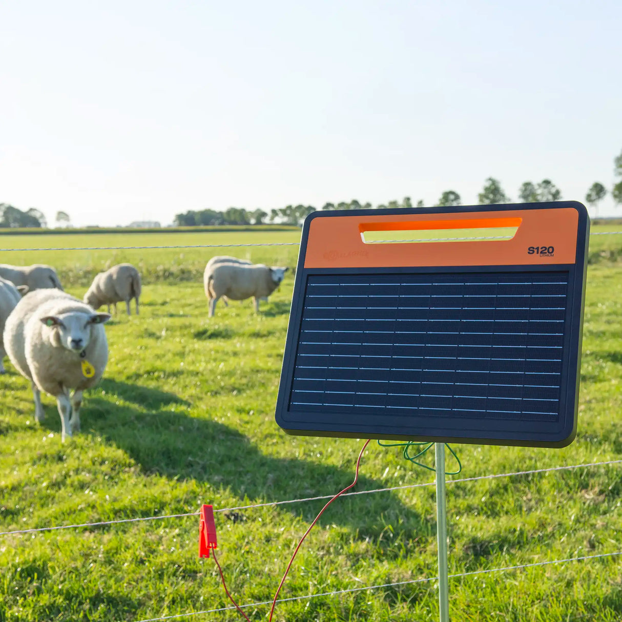 Gallagher Electric Fence S120Li Solar Powered Energiser incl Lithium Battery | ST |