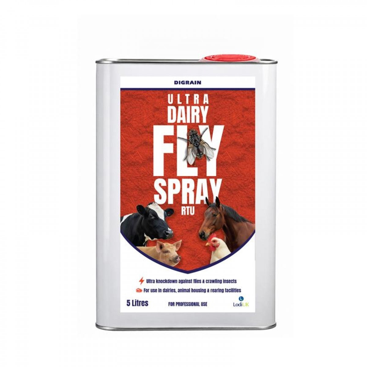 Digrain ULTRA Ready to Use Dairy Fly Spray | 5lt