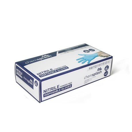 Nitrile Gloves - Box of 100 Blue Powder Free