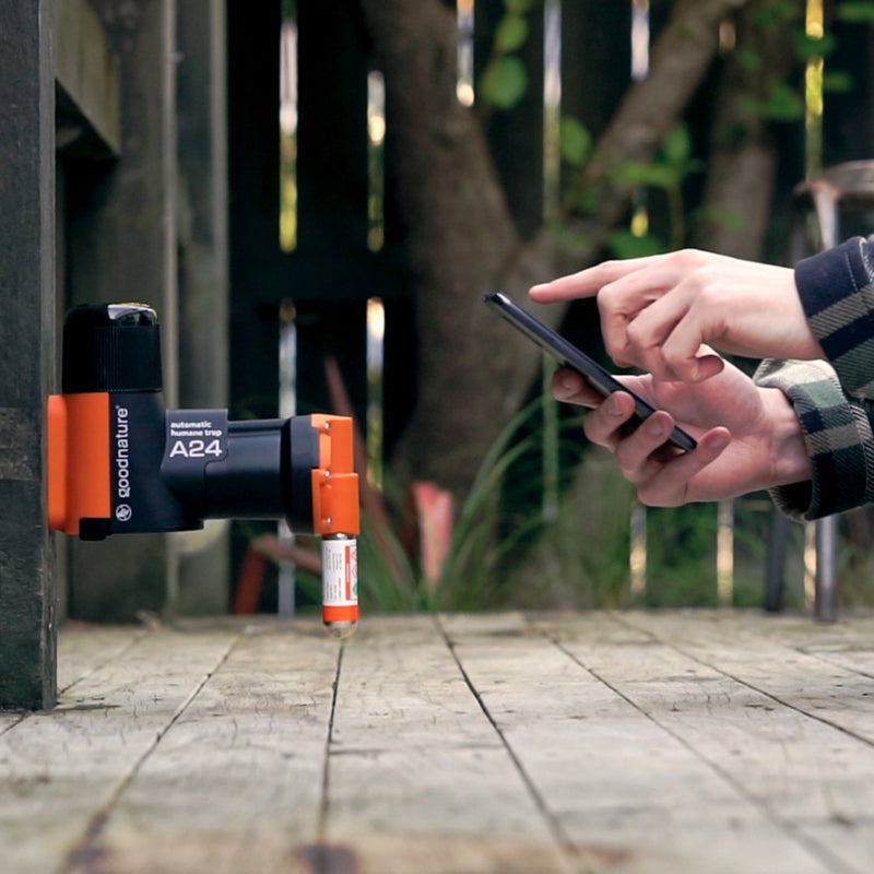 Goodnature A24 Smart Trap Kit that offers a comprehensive solution for humane and efficient rodent control