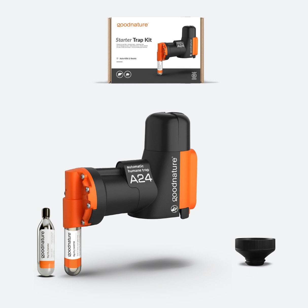Goodnature Starter Poison-free trap kit that quickly and painlessly controls rats and mice